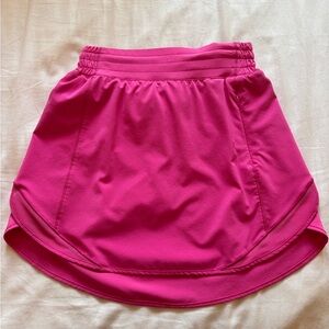 Women's Lululemon Hotty Hot High-Rise Skirt in Sonic Pink